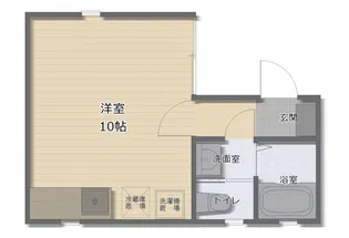 パティオ五日町【3階】の間取り
