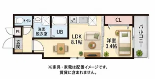 MOVE楽々園EAST【2階】の間取り