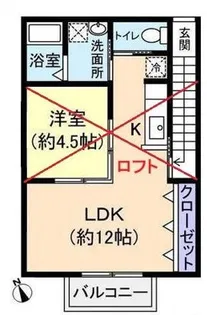 ルシエール【2階】の間取り