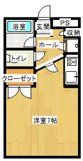 ハヤママンション【3階】の間取り