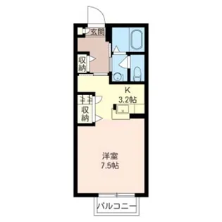 グリーンコート【2階】の間取り