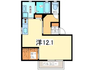 ルミエールK【2階】の間取り