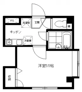 テイル三田【1階】の間取り