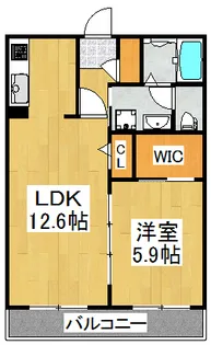 神奈川県川崎市幸区小倉4【マンション】の間取り