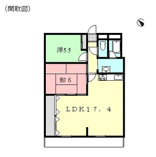 コープ野村万代【14階】の間取り