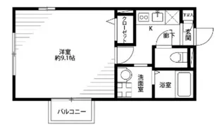 アムールSazemI【1階】の間取り