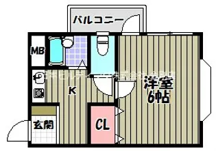 エスポワール21【2階】の間取り