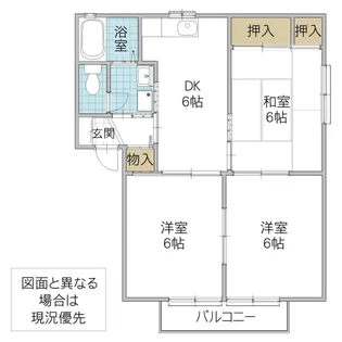 コンフォートハイツ B【2階】の間取り