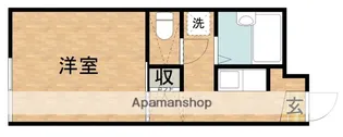 中泉ロジュマン【1階】の間取り
