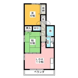エスポワールいずみ【2階】の間取り