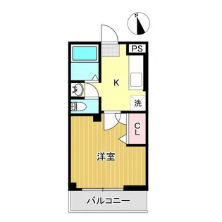 ルミエール三御堂【2階】の間取り