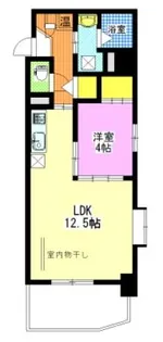 ラトピア医大南【4階】の間取り