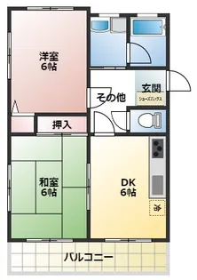 槙島 リッチ【2階】の間取り