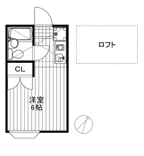ボナールハイム【1階】の間取り