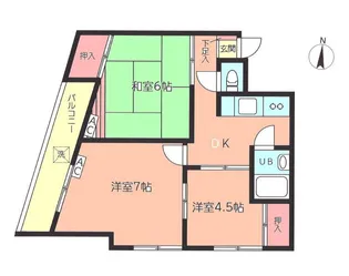 3Kの間取り画像