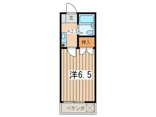 第一橘ハイツ【2階】の間取り