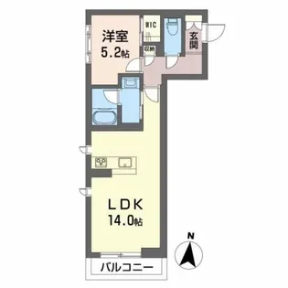 ShaMaison開成【1階】の間取り