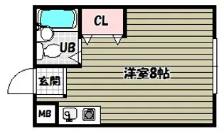 スコルピオ清和【4階】の間取り