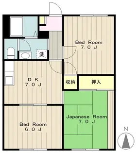 梅林館【2階】の間取り