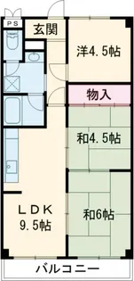 ジョイ嵯峨野【4階】の間取り