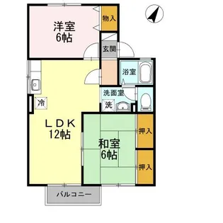 セジュールコンフォールU【2階】の間取り