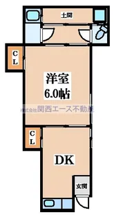 大阪府東大阪市日下町6【アパート】の間取り