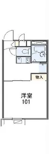レオパレスオオサワ【2階】の間取り