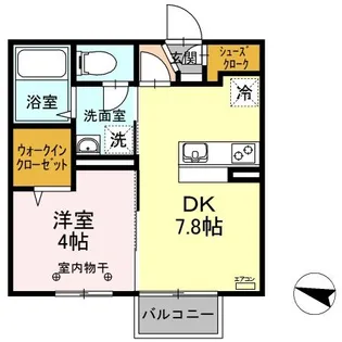 埼玉県春日部市南5【アパート】の間取り