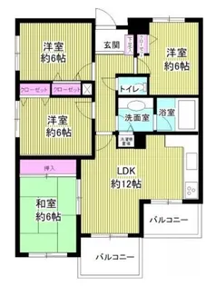 東京都府中市多磨町1【マンション】の間取り