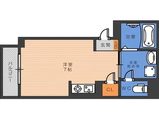サウスメゾンM.M【2階】の間取り