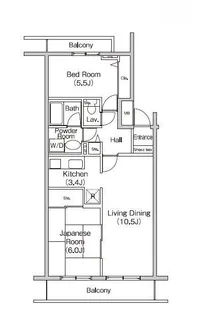 東京都府中市天神町1【マンション】の間取り