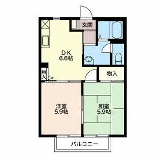 フレグランスてんま【2階】の間取り