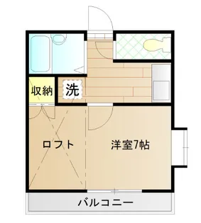 シャトレ津福本町【2階】の間取り