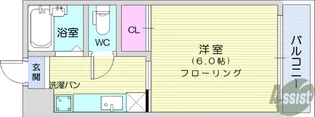 Ritmo貝ヶ森【1階】の間取り
