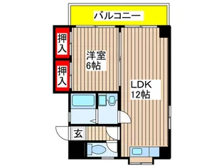 コーポ大信【2階】の間取り