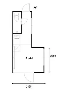 apartment KURO 代々木II【3階】の間取り