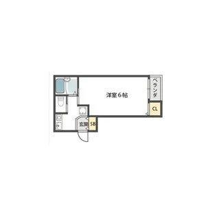 1Kの間取り画像