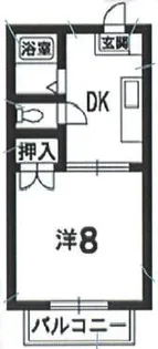 ファーストハイツ【1階】の間取り