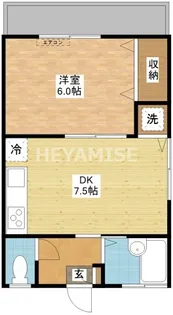 有吉アパート【2階】の間取り