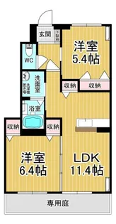 Le Lien (ル リアン)I【1階】の間取り