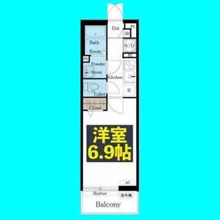 リブリ・吹上【1階】の間取り
