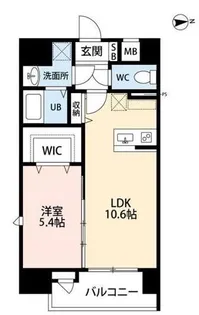 La vie claire Tuboi【10階】の間取り