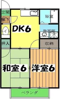 2DKの間取り画像
