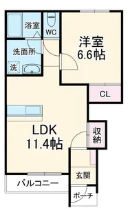 サンモール【1階】の間取り