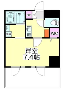 ルミナス竹ノ塚【5階】の間取り