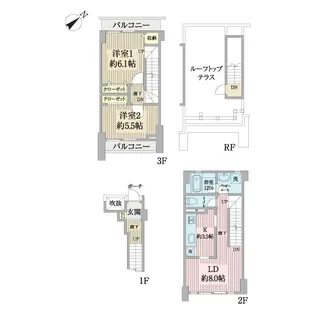 ダイナフォート東中野の間取り