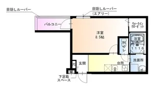 フジパレス湊サウス【2階】の間取り
