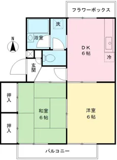 サニーハウス【1階】の間取り