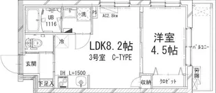 シャトーライフ相模原V【3階】の間取り
