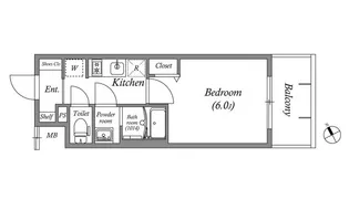 アドバンス名古屋シュテルン【3階】の間取り